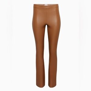 🤎 Aritzia Wilfred Free Flora Vegan Leather Bootcut Pants | Size S 🤎